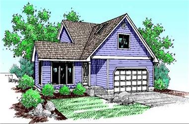 4-Bedroom, 1917 Sq Ft Traditional House Plan - 145-1930 - Front Exterior