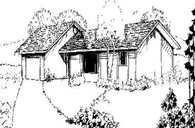3-Bedroom, 1126 Sq Ft Small House Plans House Plan - 145-1966 - Front Exterior