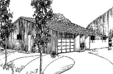 3-Bedroom, 1746 Sq Ft Small House Plans House Plan - 145-1970 - Front Exterior