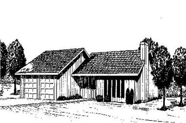 4-Bedroom, 1780 Sq Ft Small House Plans House Plan - 145-1979 - Front Exterior