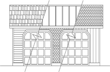 0-Bedroom, 50 Sq Ft Garage House Plan - 145-1988 - Front Exterior
