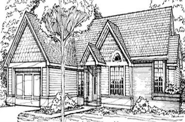 2-Bedroom, 2216 Sq Ft Country House Plan - 146-1028 - Front Exterior