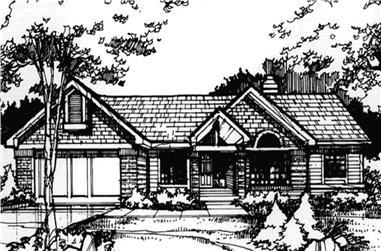 4-Bedroom, 2489 Sq Ft Country House Plan - 146-1118 - Front Exterior