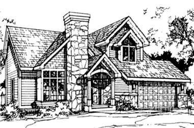 3-Bedroom, 2141 Sq Ft Country House Plan - 146-1120 - Front Exterior