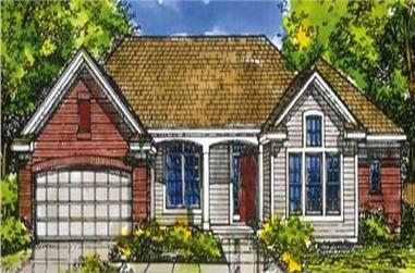 2-Bedroom, 2025 Sq Ft Country House Plan - 146-1125 - Front Exterior