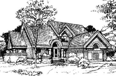 4-Bedroom, 2293 Sq Ft Contemporary House Plan - 146-1194 - Front Exterior