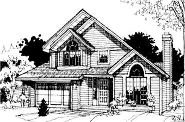4-Bedroom, 2162 Sq Ft Country House Plan - 146-1205 - Front Exterior