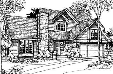 3-Bedroom, 2293 Sq Ft Country House Plan - 146-1226 - Front Exterior