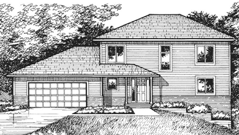 Floor Plan First Story of Plan #146-1262