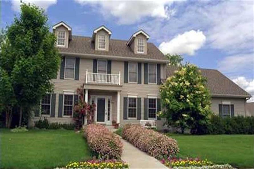 Georgian Colonial House Plan With 4 Bedrooms 2508 Sq Ft Georgian Colonial House Plan With 4 Bedrooms 2508 Sq Ft