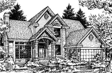 3-Bedroom, 2267 Sq Ft Country House Plan - 146-1316 - Front Exterior