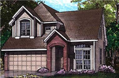 2-Bedroom, 1680 Sq Ft Country House Plan - 146-1337 - Front Exterior