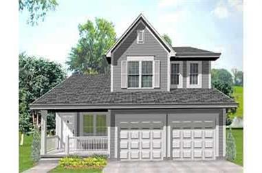 3-Bedroom, 1702 Sq Ft Farmhouse House Plan - 146-1519 - Front Exterior