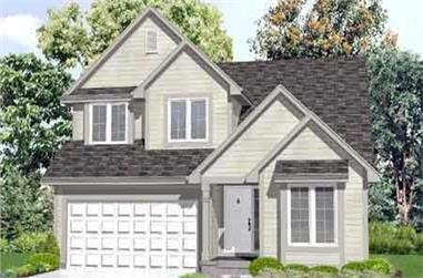 3-Bedroom, 1529 Sq Ft Country House Plan - 146-1526 - Front Exterior