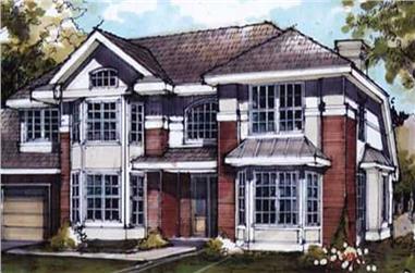 4-Bedroom, 3007 Sq Ft Country House Plan - 146-1547 - Front Exterior