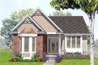 3-Bedroom, 1879 Sq Ft Bungalow House Plan - 146-1561 - Front Exterior