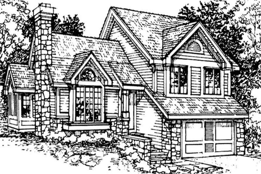 2-Bedroom, 1776 Sq Ft Small House Plans - 146-1636 - Main Exterior