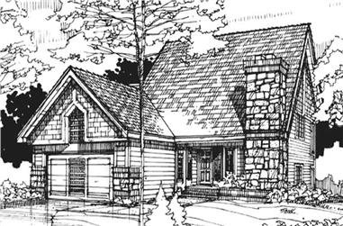 3-Bedroom, 2253 Sq Ft Country House Plan - 146-1751 - Front Exterior