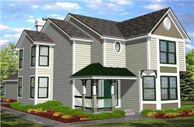 3-Bedroom, 2300 Sq Ft Country House Plan - 146-1897 - Front Exterior