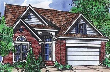 3-Bedroom, 2027 Sq Ft Cape Cod House Plan - 146-1924 - Front Exterior