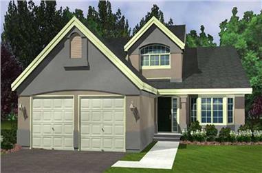 2-Bedroom, 2275 Sq Ft Country House Plan - 146-1946 - Front Exterior