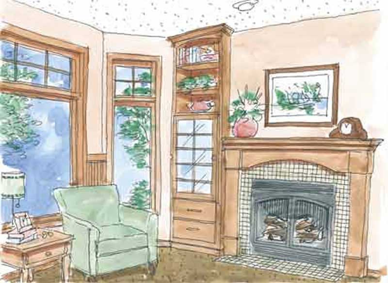 Sitting Room of this 4-Bedroom, 3065 Sq Ft Plan - 146-1967