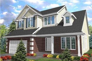 4-Bedroom, 2509 Sq Ft Country House Plan - 146-1983 - Front Exterior