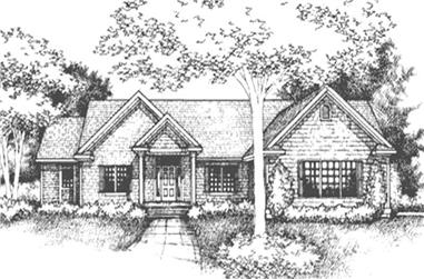 4-Bedroom, 3213 Sq Ft Shingle House Plan - 146-2239 - Front Exterior