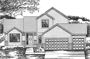 3-Bedroom, 2035 Sq Ft Cape Cod House Plan - 146-2255 - Front Exterior