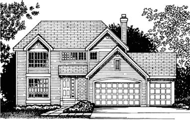4-Bedroom, 2188 Sq Ft Country House Plan - 146-2299 - Front Exterior
