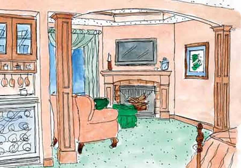 Master Bedroom of this 4-Bedroom, 3658 Sq Ft Plan - 146-2337