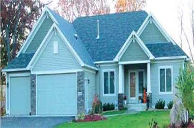 1-Bedroom, 1786 Sq Ft Country House Plan - 146-2419 - Front Exterior