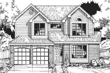 3-Bedroom, 2428 Sq Ft Country House Plan - 146-2514 - Front Exterior