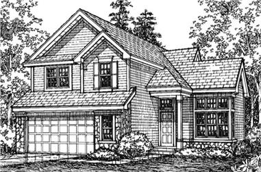 4-Bedroom, 2245 Sq Ft Country House Plan - 146-2516 - Front Exterior
