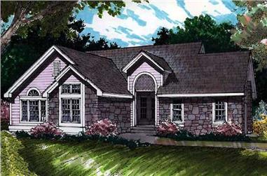 2-Bedroom, 1568 Sq Ft Country House Plan - 146-2656 - Front Exterior