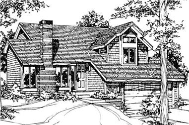 4-Bedroom, 1797 Sq Ft Shingle House Plan - 146-2678 - Front Exterior