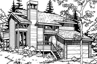 3-Bedroom, 1502 Sq Ft Country House Plan - 146-2698 - Front Exterior