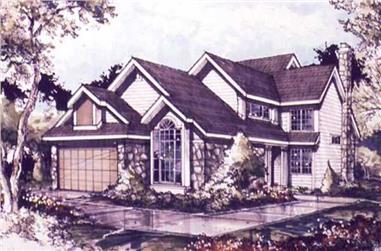 3-Bedroom, 2125 Sq Ft Contemporary House Plan - 146-2704 - Front Exterior