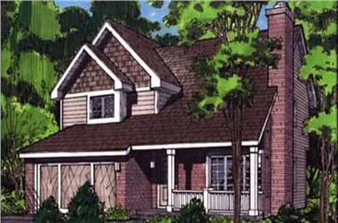 3-Bedroom, 1865 Sq Ft Country House Plan - 146-2730 - Front Exterior