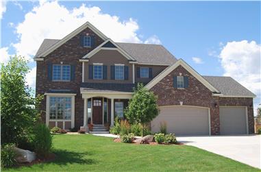 4-Bedroom, 2683 Sq Ft Country House Plan - 146-2750 - Front Exterior