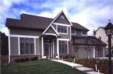 4-Bedroom, 2396 Sq Ft Country House Plan - 146-2794 - Front Exterior