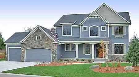 Home Exterior Photograph of this 4-Bedroom,3000 Sq Ft Plan -3000