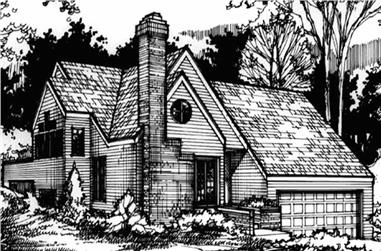 3-Bedroom, 2335 Sq Ft Country House Plan - 146-2805 - Front Exterior