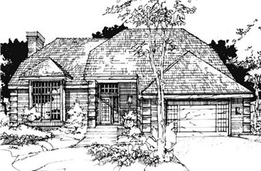 3-Bedroom, 2325 Sq Ft French House Plan - 146-2839 - Front Exterior