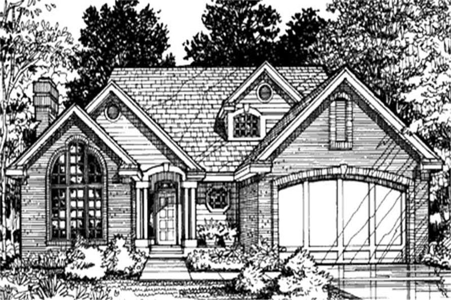 3-Bedroom, 2002 Sq Ft Cape Cod House Plan - 146-2868 - Front Exterior