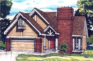 2-Bedroom, 1020 Sq Ft Ranch House Plan - 146-2869 - Front Exterior