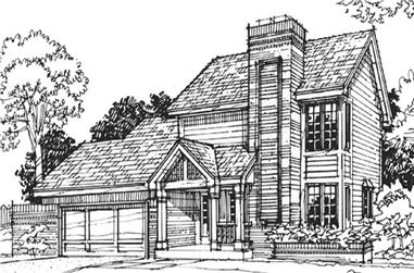 3-Bedroom, 1638 Sq Ft Country House Plan - 146-2951 - Front Exterior