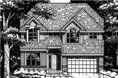 3-Bedroom, 2389 Sq Ft Country House Plan - 146-2975 - Front Exterior
