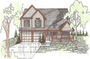 3-Bedroom, 1763 Sq Ft Small House Plans - 147-1084 - Main Exterior