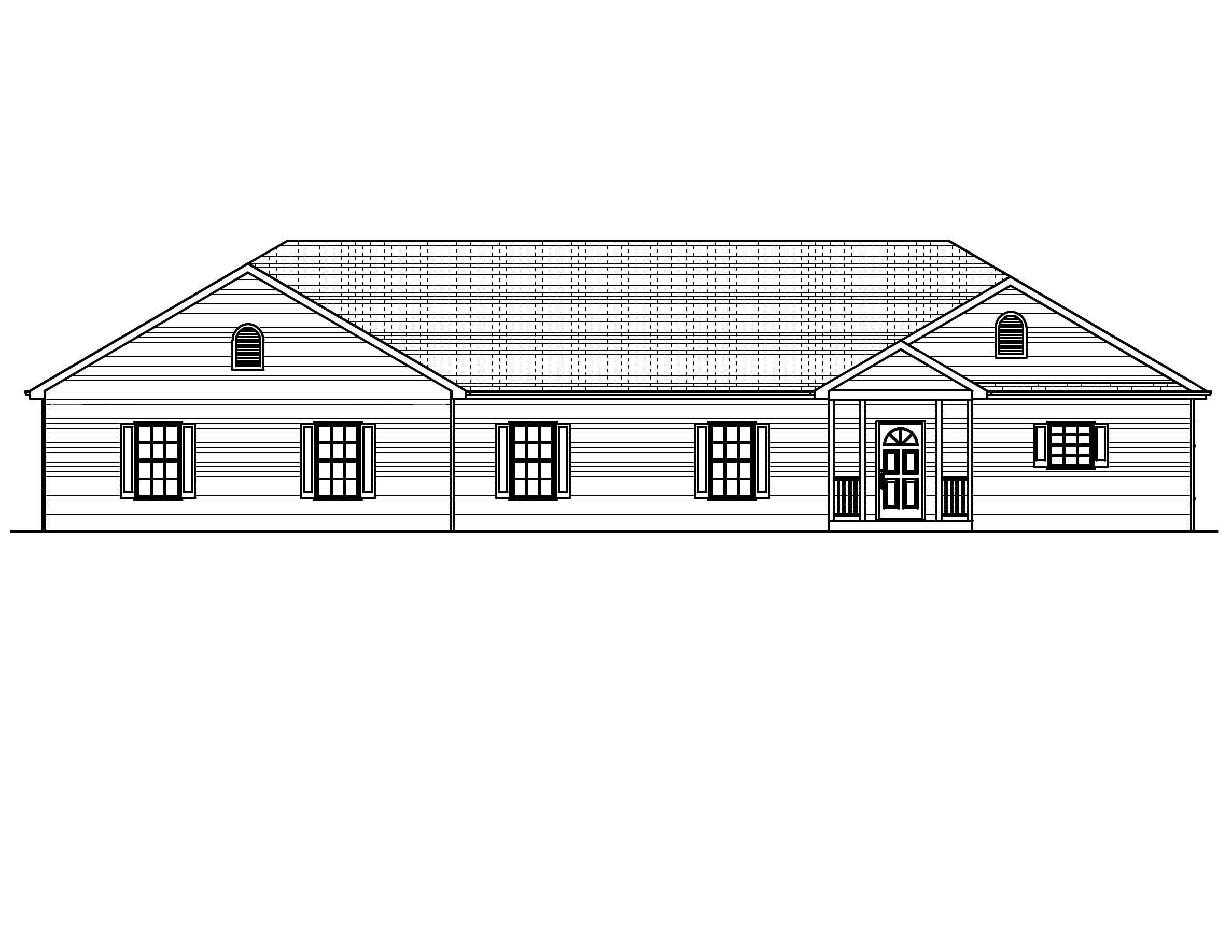 Home Plan Front Elevation of this 3-Bedroom,1880 Sq Ft Plan -148-1001